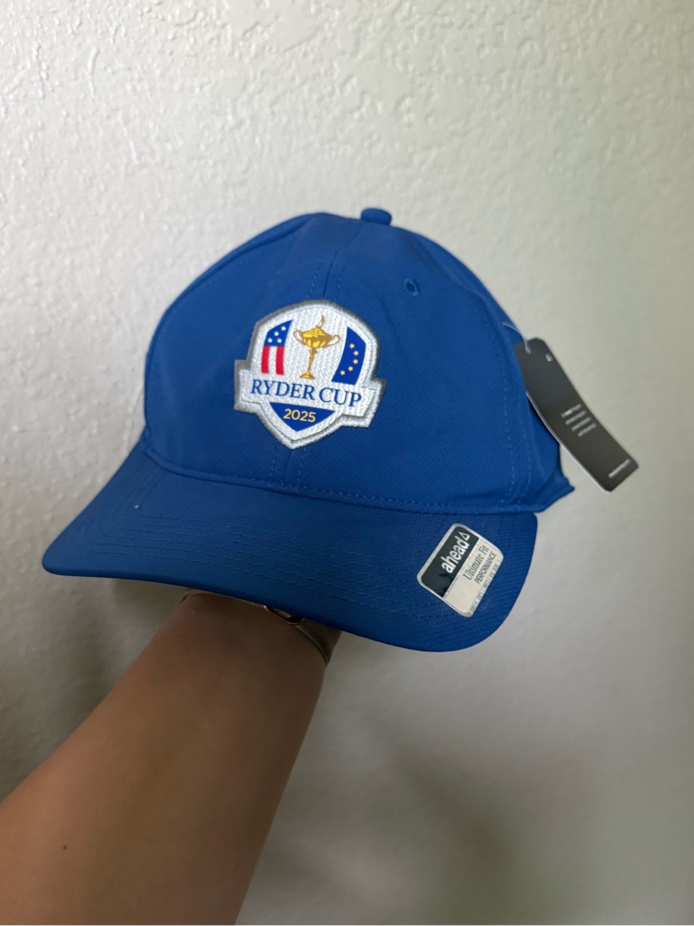 Ryder Cup 2025 Ahead Blue Classic Fit Performance Hat